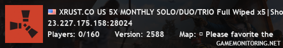 XRUST.CO US 5X MONTHLY TRIO Full Wiped x5|Shop|Kits|Skins|TP|Ho XRUST.CO US 5X MONTHLY TRIO Full Wiped x5|Shop|Kits|Skins|TP|Ho