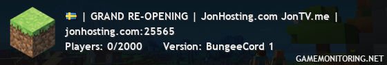 | GRAND RE-OPENING | JonHosting.com JonTV.me |