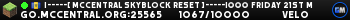 I-----[ MCCentral Skyblock Reset ]-----I»»» Friday 21st March 2pm MST «««