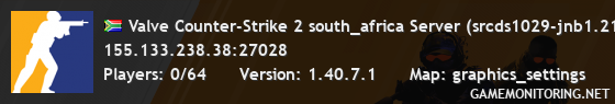 Valve Counter-Strike 2 south_africa Server (srcds1029-jnb1.213.