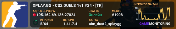 XPLAY.GG • CS2 DUELS 1v1 #34 • [TR]