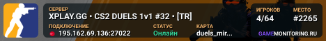 XPLAY.GG • CS2 DUELS 1v1 #32 • [TR]