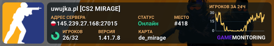 ██ ★ uwujka.pl ★ [CS2 MIRAGE] ⚫