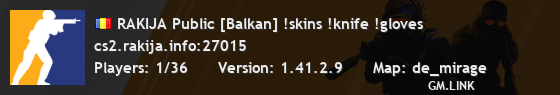 RAKIJA Public [Balkan] !skins !knife !gloves