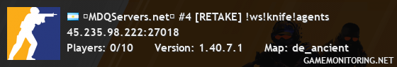 ⭐MDQServers.net⭐ #4 [RETAKE] !ws!knife!agents