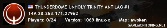 THUNDERDOME UNHOLY TRINITY ANTILAG #1 THUNDERDOME UNHOLY TRINITY ANTILAG #1