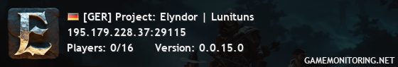 [GER] Project: Elyndor | Lunituns