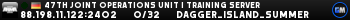 47th Joint Operations Unit | Training Server 47th Joint Operations Unit | Training Server