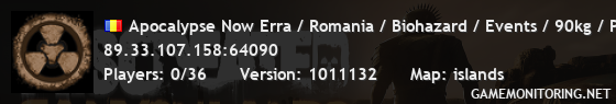 Apocalypse Now Erra / Romania / Biohazard / Events / 90kg / PvP