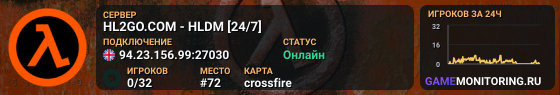 HL2GO.COM - HLDM [24/7]