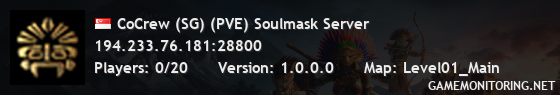 CoCrew (SG) (PVE) Soulmask Server CoCrew (SG) (PVE) Soulmask Server