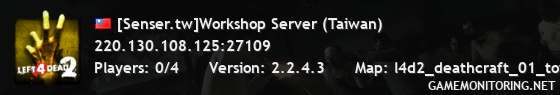 [Senser.tw]Workshop Server (Taiwan)