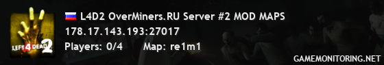 L4D2 OverMiners.RU Server #2 MOD MAPS