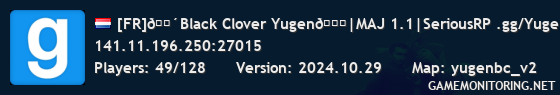 [FR]🔴Black Clover Yugen🍀|MAJ 1.1|SeriousRP .gg/YugenBC