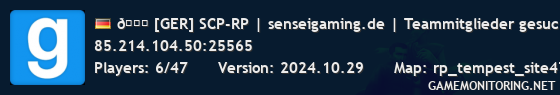 🎓 [GER] SCP-RP | senseigaming.de | Teammitglieder gesucht!