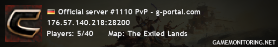Official server #1110 PvP - g-portal.com