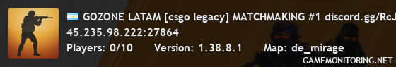 GOZONE LATAM [csgo legacy] MATCHMAKING #1 discord.gg/RcJCtbS8KY