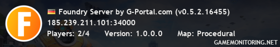 Foundry Server by G-Portal.com (v0.5.2.16455)