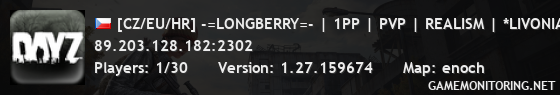 [CZ/EU/HR] -=LONGBERRY=- | 1PP | PVP | REALISM | *LIVONIA*