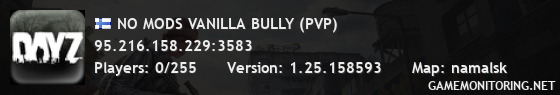 NO MODS VANILLA BULLY (PVP)