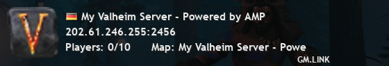 My Valheim Server - Powered by AMP