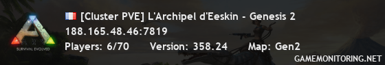 [Cluster PVE] L'Archipel d'Eeskin - Genesis 2