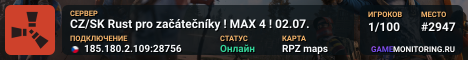 CZ/SK Rust pro začátečníky ! MAX 4 ! 02.07.