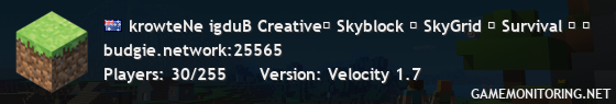 krowteNe igduB Creative◇ Skyblock ◇ SkyGrid ◇ Survival ✦ ✦