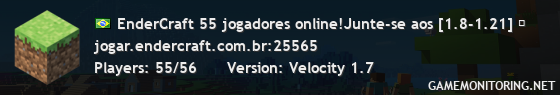 EnderCraft 88 jogadores online!Junte-se aos [1.8-1.21] ❤