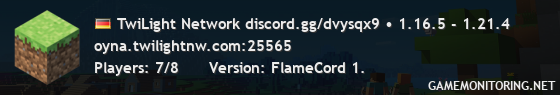 TwiLight Network discord.gg/dvysqx9 • 1.16.5 - 1.21.4