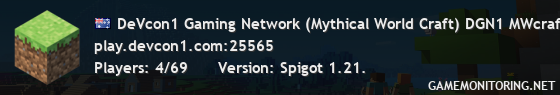 DeVcon1 Gaming Network (Mythical World Craft) DGN1 MWcraft was Est. 13 Years ago! [MC-1.21.4]