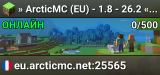 » ArcticMC (EU) - 1.8 - 26.2 « Follow us on Twitter! @ArcticUHC
