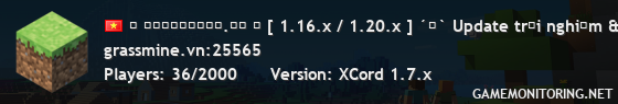 ℘ ＧＲＡＳＳＭＩＮＥ.ＶＮ ℘ [ 1.16.x / 1.20.x ] ´꒳` Update trải nghiệm & Nhiều sự kiện đang dần diễn ra ´꒳`