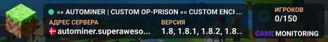 »» AUTOMINER | CUSTOM OP-PRISON «« CUSTOM ENCHANTS, ROBOTS, AFKMINER - 1.25M KONK