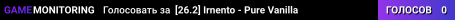 [26.2] Irnento - Pure Vanilla