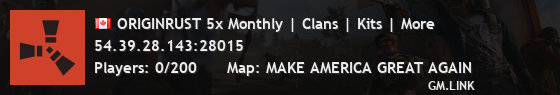 ORIGINRUST 5x Monthly | Clans | Kits | More