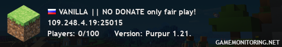 VANILLA || NO DONATE only fair play!