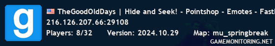 TheGoodOldDays | Hide and Seek! - Pointshop - Emotes - FastDL