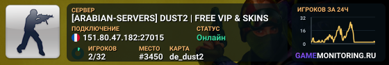[ARABIAN-SERVERS] DUST2 | FREE VIP & SKINS