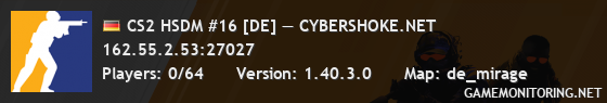 CS2 HSDM #16 [DE] — CYBERSHOKE.NET