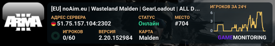 [EU] noAim.eu | Wasteland Malden | GearLoadout | ALL DLC