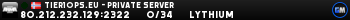 Tier1ops.eu - Private Server Tier1ops.eu - Private Server