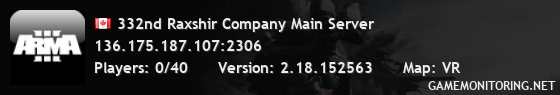 332nd Raxshir Company Main Server