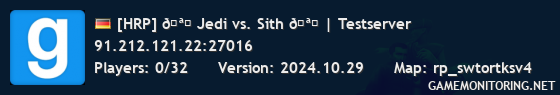 [HRP] 🪐 Jedi vs. Sith 🪐 | Testserver