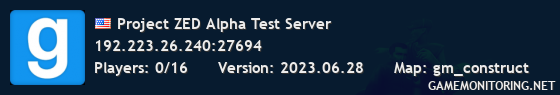 Project ZED Alpha Test Server