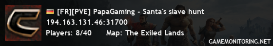 [FR][PVE] PapaGaming - Santa's slave hunt