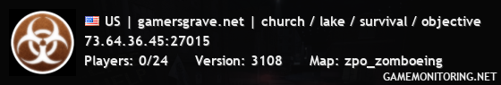 US | gamersgrave.net | church / lake / survival / objective