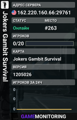 Jokers Gambit Survival