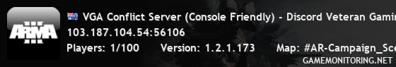 VGA Conflict Server (Console Friendly) - Discord Veteran Gaming Australia