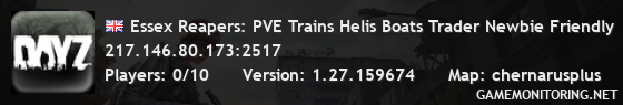 Essex Reapers: PVE Trains Helis Boats Trader Newbie Friendly Essex Reapers: PVE Trains Helis Boats Trader Newbie Friendly